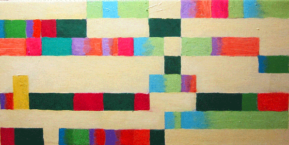 Colored song, 50 x 25 cm
