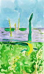Waterfigures, 14 x 23 cm